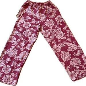 Floral Wide Leg Pants